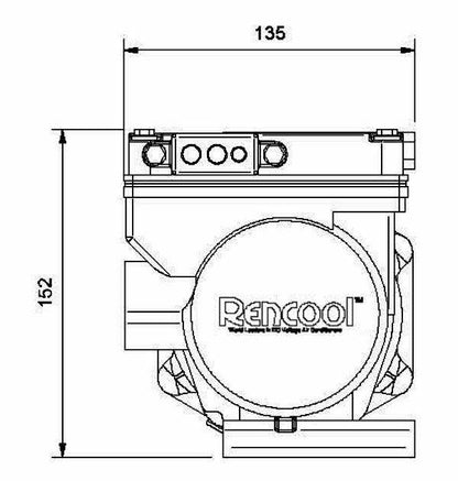 MD18 DC Electric Air Conditioning Compressor