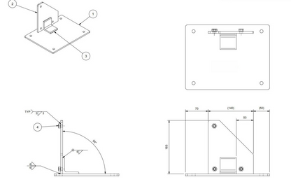 MD18/24 Mounting Bracket